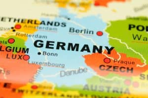 Deutschland auf der Karte