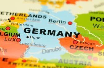 Deutschland auf der Karte