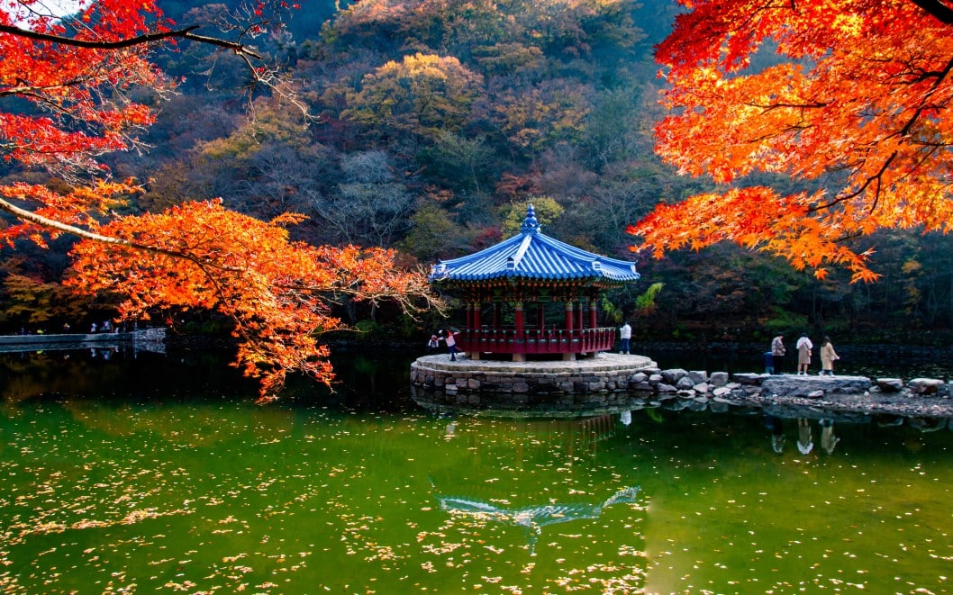 Herbst in Südkorea