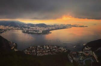 Rio de Janeiro im Sonnenuntergang