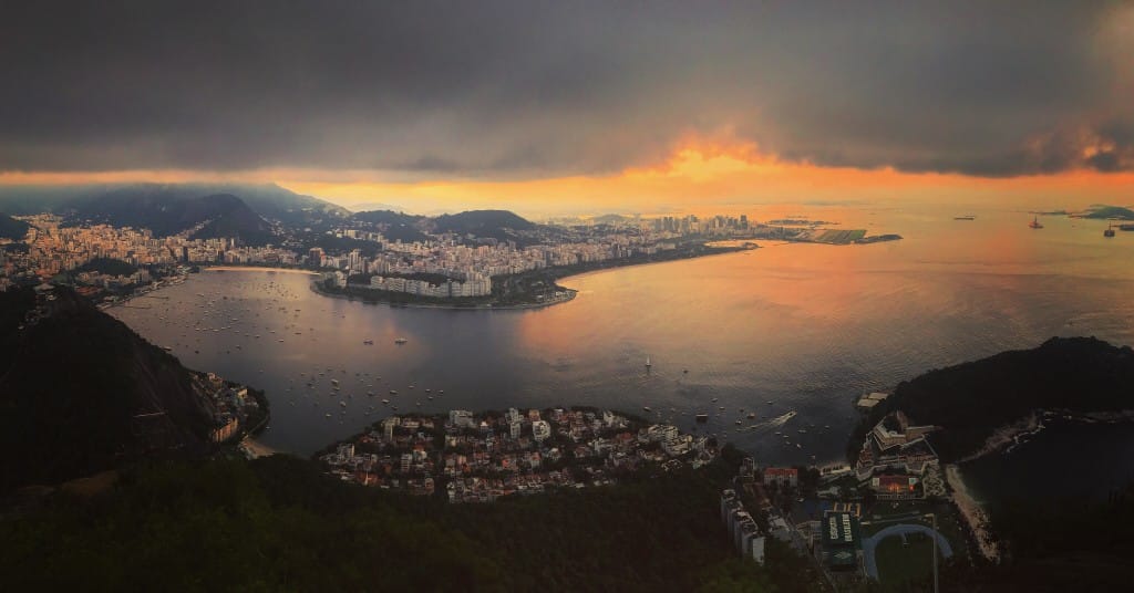 Rio de Janeiro im Sonnenuntergang