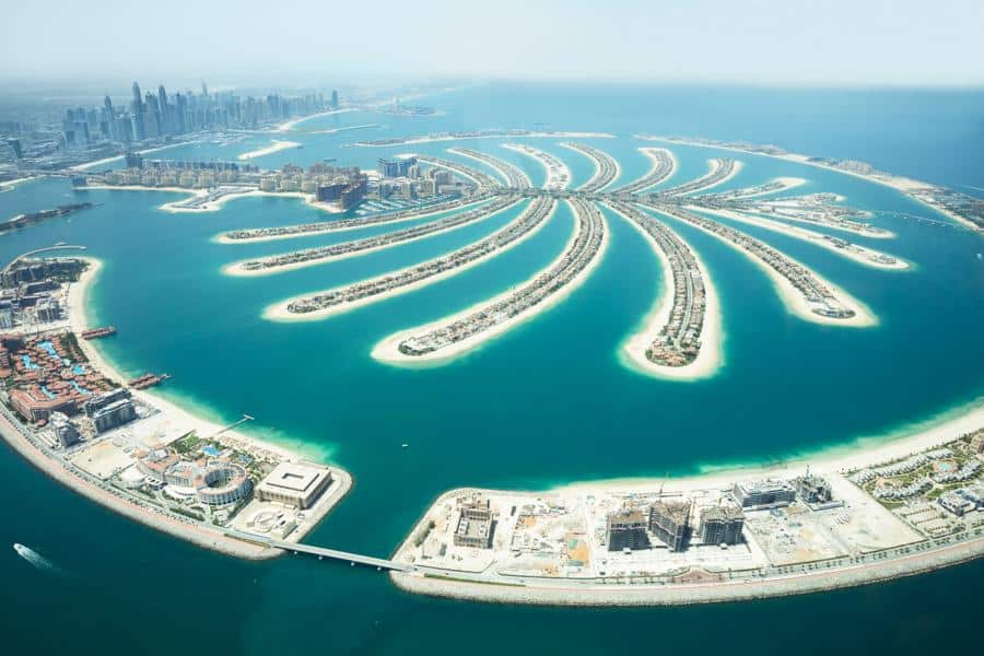 Palm Island in Dubai