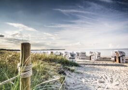 Strand und Meer an der Ostsee