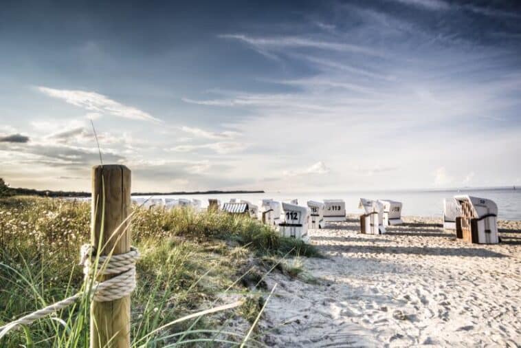 Strand und Meer an der Ostsee