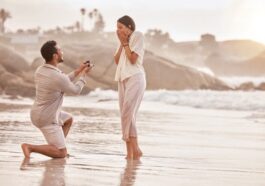Verlobung in traumhafter Kulisse am Strand