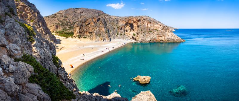 Agiofarago Strand auf Kreta