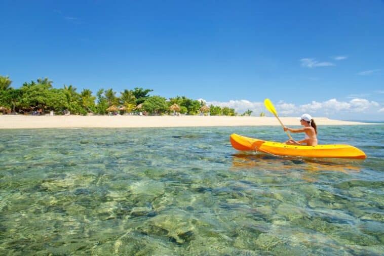 Kayaking auf den Fidschi-Inseln